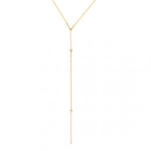 Colier argint lung placat cu aur galben DiAmanti Z1318N1_G-DIA (Argint 925‰ 2,2 g.)